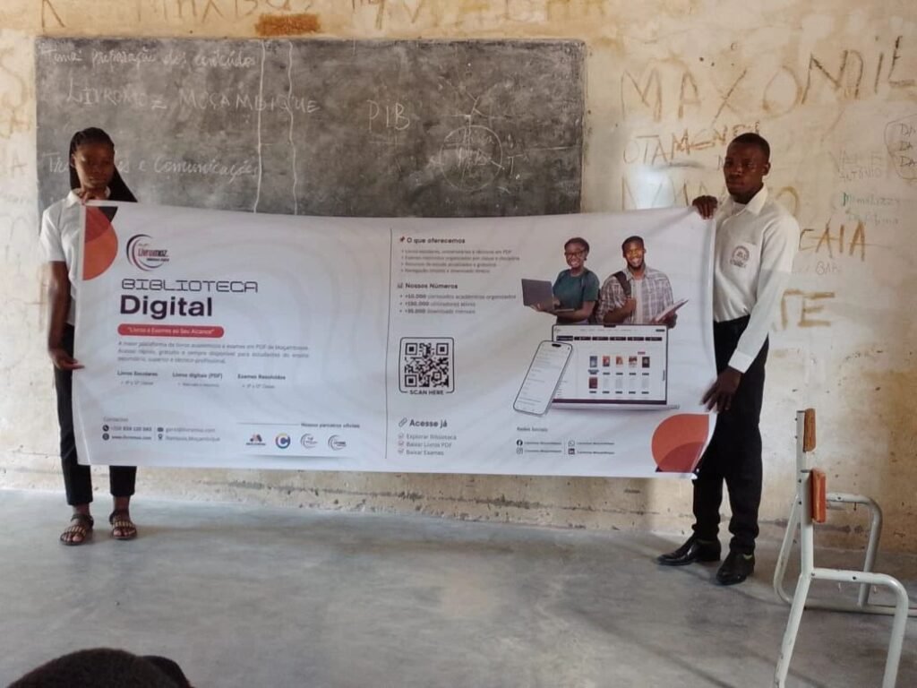 Livromoz Moçambique apresenta-se na Escola Secundária de Pilivili e reforça o acesso gratuito à educação digital em Moçambique