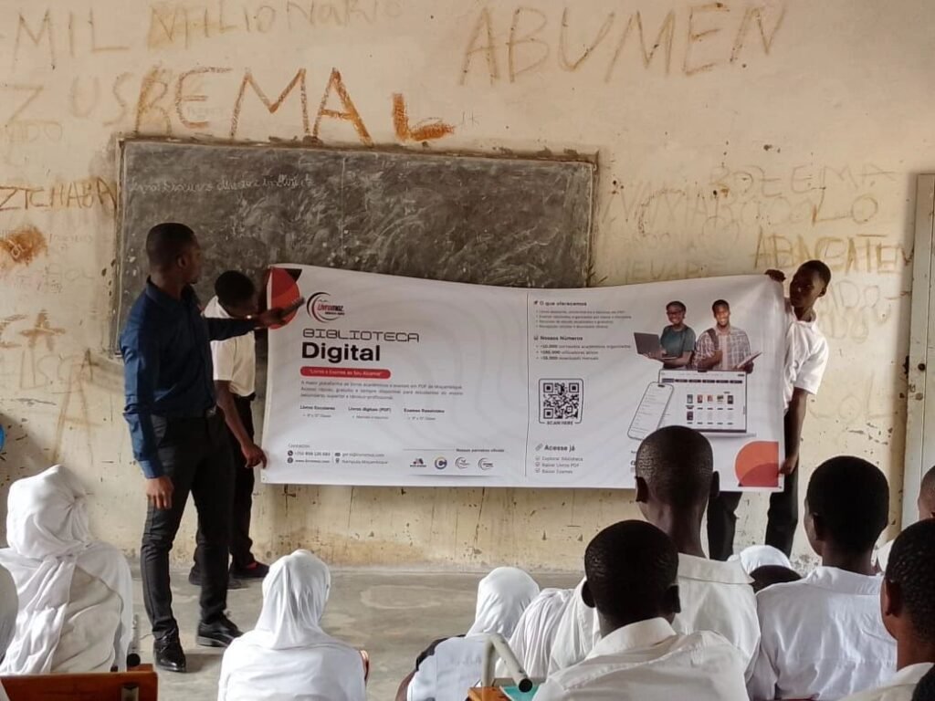 Livromoz Moçambique apresenta-se na Escola Secundária de Pilivili e reforça o acesso gratuito à educação digital em Moçambique