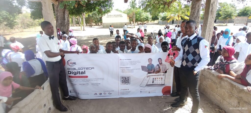 Livromoz Moçambique inspira alunos na Escola Secundária Maria da Luz Guebuza e reforça o acesso gratuito ao conhecimento digital