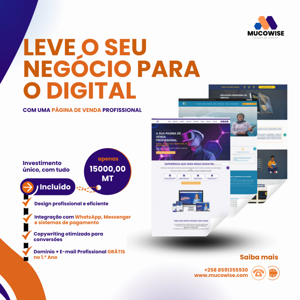 Especialistas em Marketing Digital em Nampula